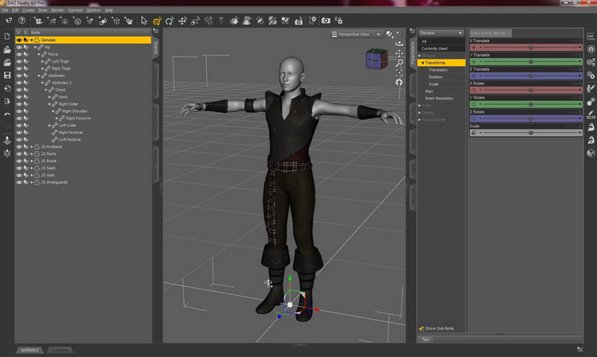 DAZ Studio Pro là một phần mềm cực kỳ mạnh mẽ, linh hoạt và thông minh, sử dụng nó để thiết kế phim hoạt hình 3D và nghệ thuật kỹ thuật số 3D