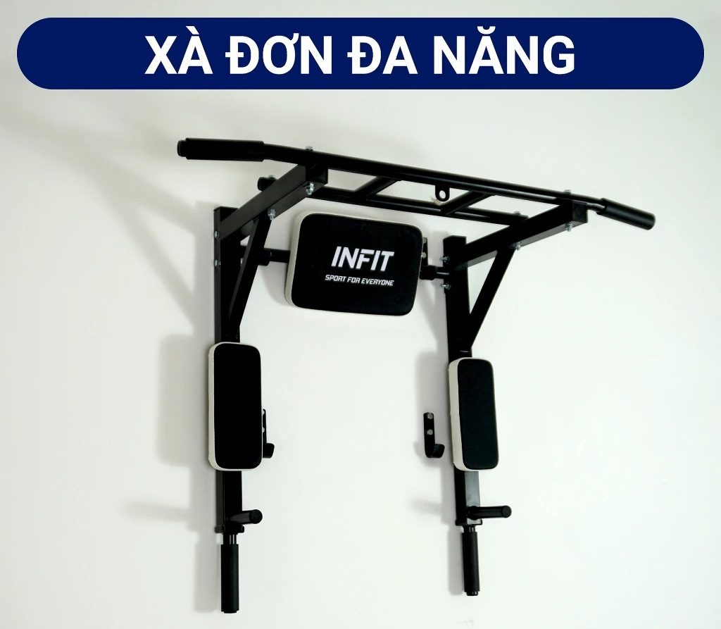 Thiết kế thông minh: Xà đơn đa năng dễ dàng lắp đặt và tháo rời, phù hợp với mọi không gian sống, tích hợp nhiều chức năng trong một sản phẩm, giúp bạn tiết kiệm không gian và chi phí.