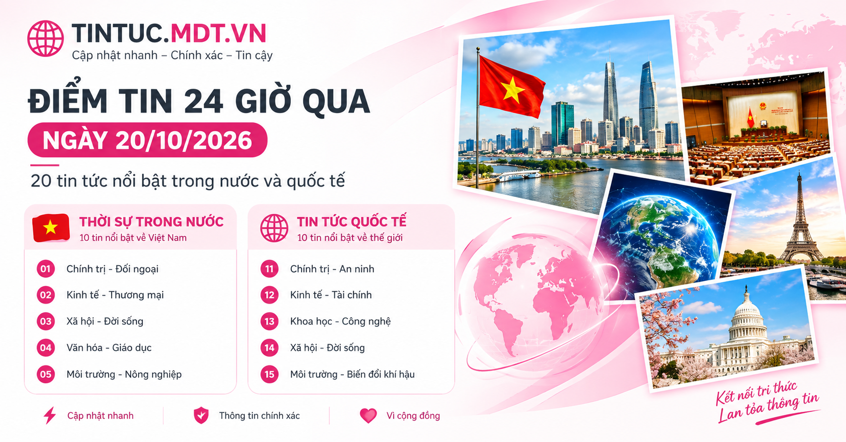 Tổng Bí thư, Chủ tịch nước Tô Lâm nhận huân chương cao quý nhất của Đan Mạch; Kiều hối chuyển về TP.HCM đạt hơn 2,8 tỷ USD trong quý III/2026